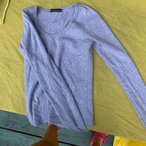 Brandy Melville Grey Longsleeve Shirt